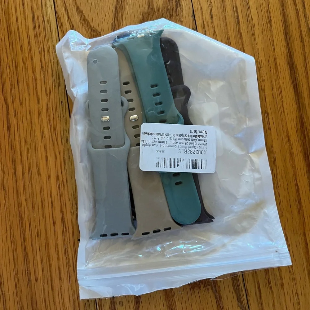 Smartwatch Replacement Bands - Black, Gray, Teal